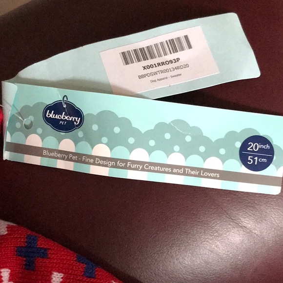 NWT Blueberry dog sweater 20” XXL. - Picture 4 of 7